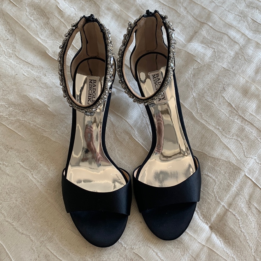 Badgley Mischka Geranium Embellished Sandal